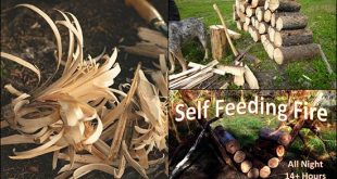 How to Build Self Feeding Fire That Lasts 14+ Hours