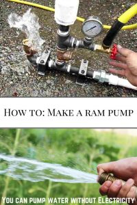 Homemade Ram Pump - Home and Gardening Ideas