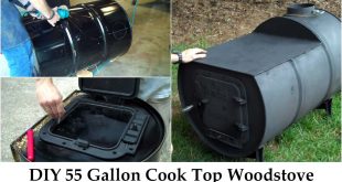 DIY 55 Gallon Cook Top Woodstove