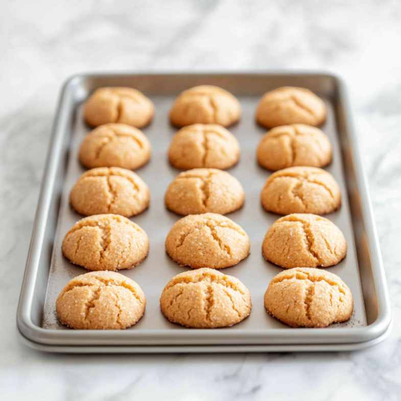 Bake the soft amaretti cookies