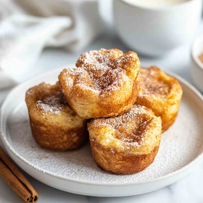 Baked Cinnamon French Toast Muffins