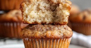 Cinnamon Banana Bread Muffins