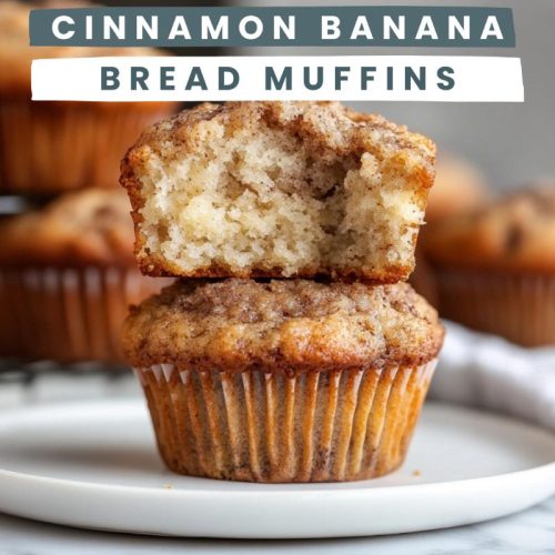 Cinnamon Banana Bread Muffins