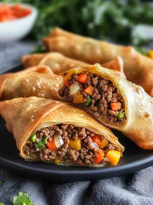 Crispy Golden Brown Egg Rolls Recipe