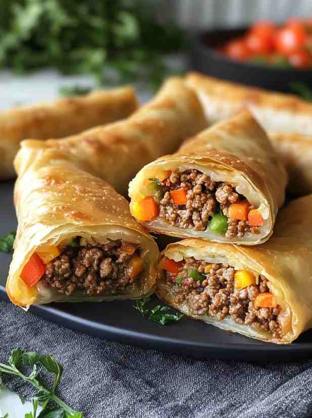 Crispy Golden Brown Egg Rolls Recipe