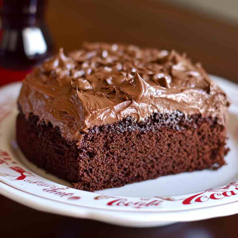 Double Chocolate Coca Cola Cake