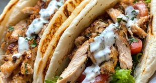 Homemade Greek Chicken Gyros Recipe