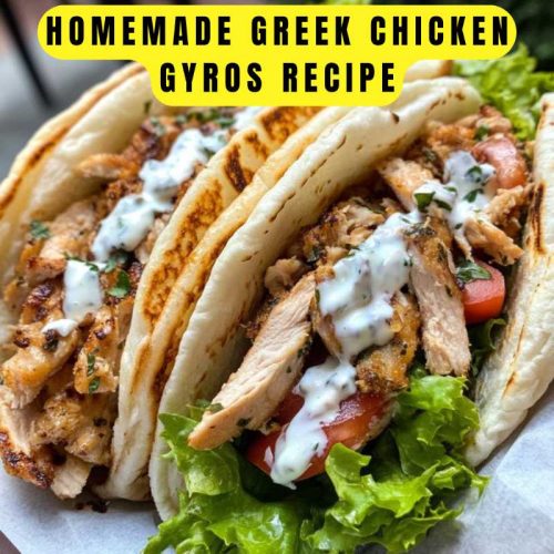 Homemade Greek Chicken Gyros Recipe