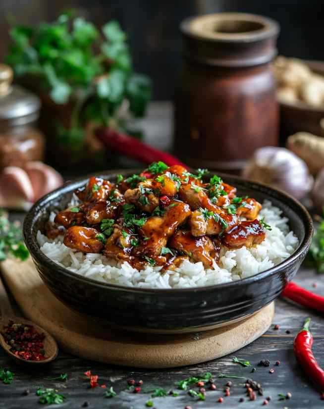 Honey Garlic Chicken Bites