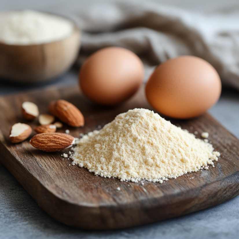 almond flour and eggs