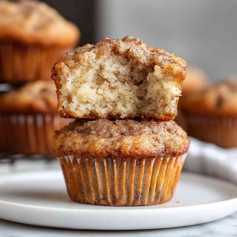 Cinnamon Banana Bread Muffins