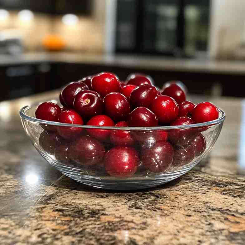 fresh or frozen cherries