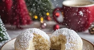 Condensed Milk Snowball Cookies