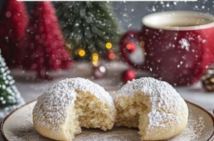 Condensed Milk Snowball Cookies