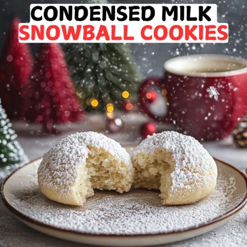 Condensed Milk Snowball Cookies