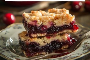 Southern Cherry Cobbler Bars