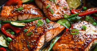 One-Pot Sticky Salmon