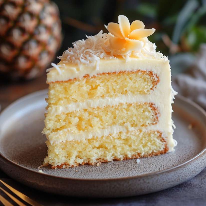 Pineapple Coconut Dream Cake