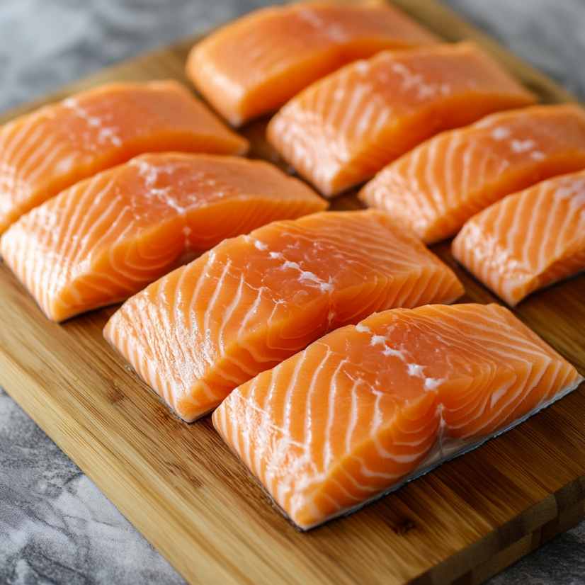  salmon fillets, skin-on or off